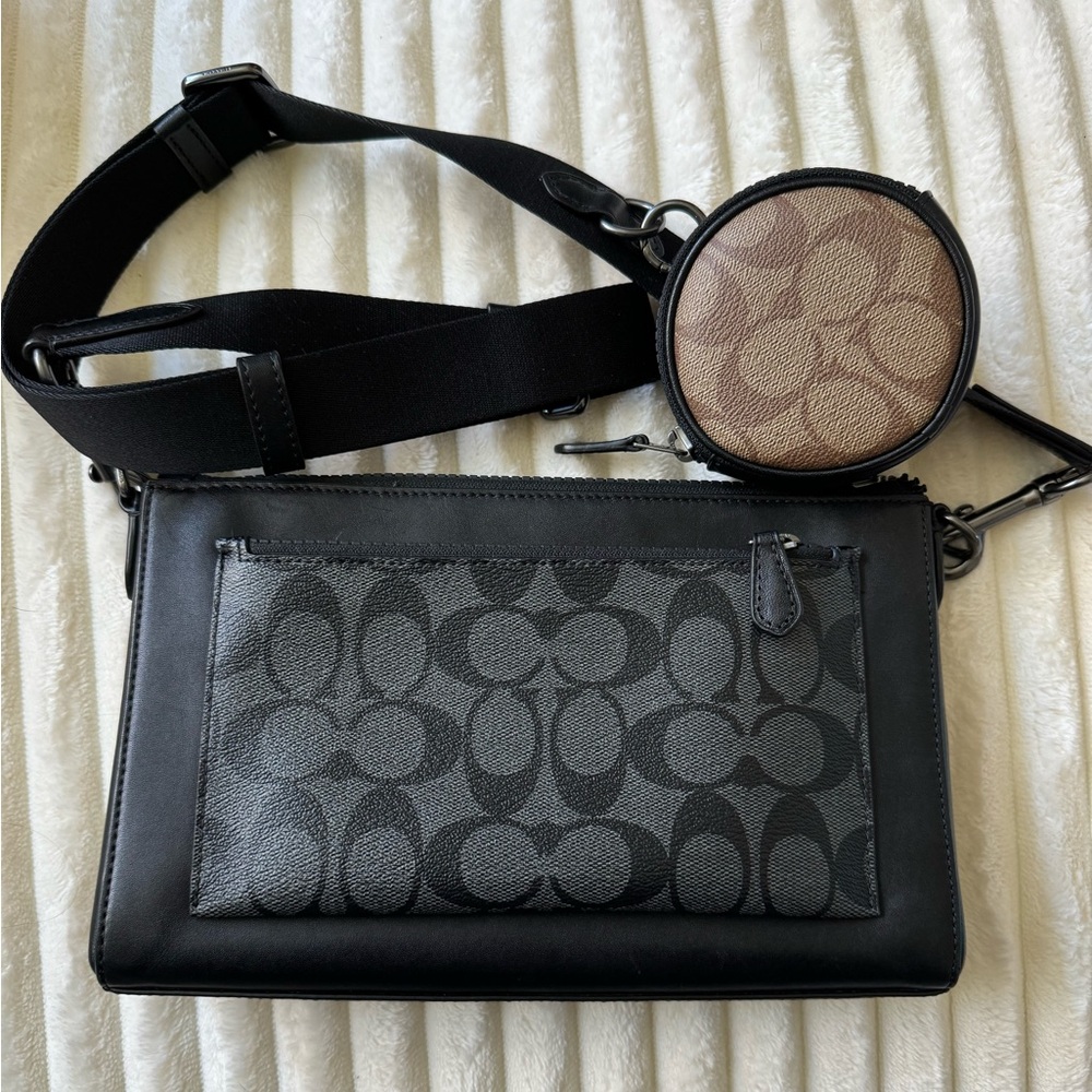 Coach Signature Leather Crossbody